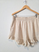 Aerie Linen Blend Shorts (XL)