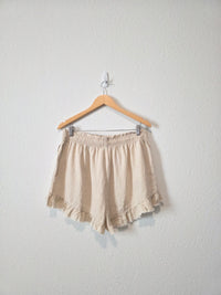 Aerie Linen Blend Shorts (XL)