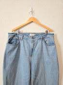 Abercrombie Light Wash Loose Jeans (34/18)