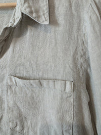 Zara Button Up Linen Shirt (M)