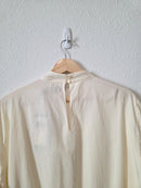 NEW Floral Embroidered Cotton Blouse (XL)