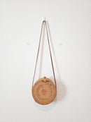 Small Rattan Crossbody Purse