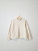 Madewell Ribbed Mockneck Top (S)