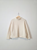 Madewell Ribbed Mockneck Top (S)