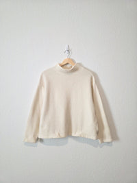 Madewell Ribbed Mockneck Top (S)