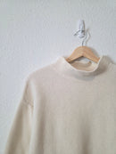 Madewell Ribbed Mockneck Top (S)