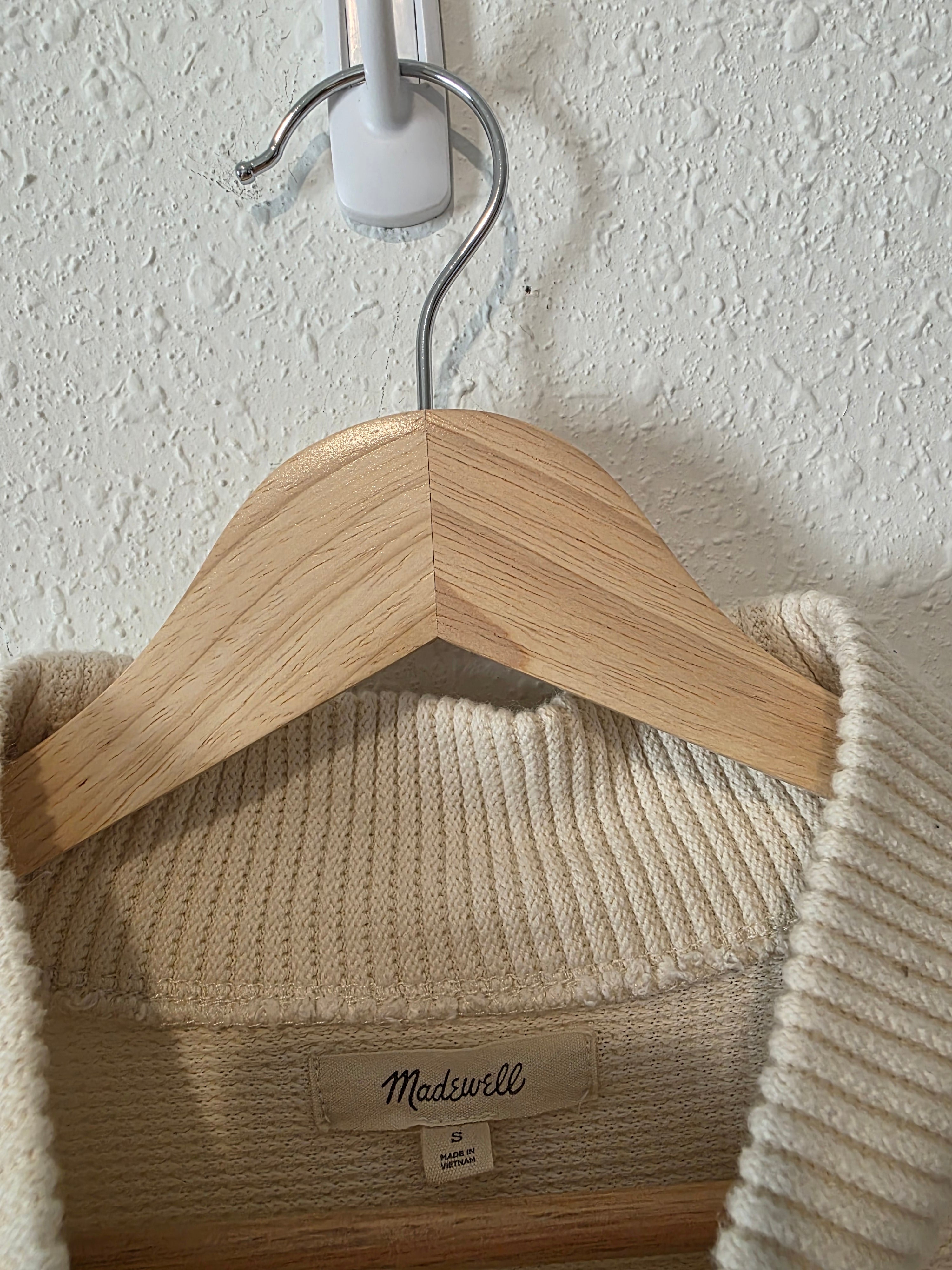 Madewell Ribbed Mockneck Top (S)