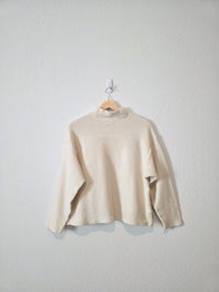 Madewell Ribbed Mockneck Top (S)