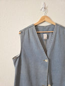 Light Wash Denim Vest (2X)
