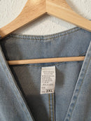 Light Wash Denim Vest (2X)