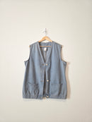 Light Wash Denim Vest (2X)