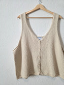 NEW Textured Cotton Knit Tank (XXL)