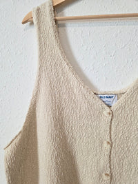 NEW Textured Cotton Knit Tank (XXL)