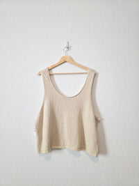 NEW Textured Cotton Knit Tank (XXL)