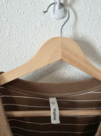 Wishlist Brown Striped Tee (L)
