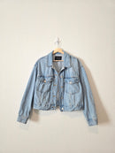 Light Wash Oversized Denim Jacket (M)