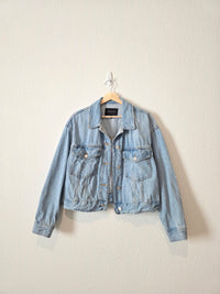 Light Wash Oversized Denim Jacket (M)