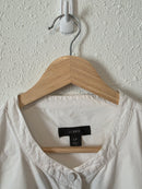 J.Crew White Puff Sleeve Dress (LP)