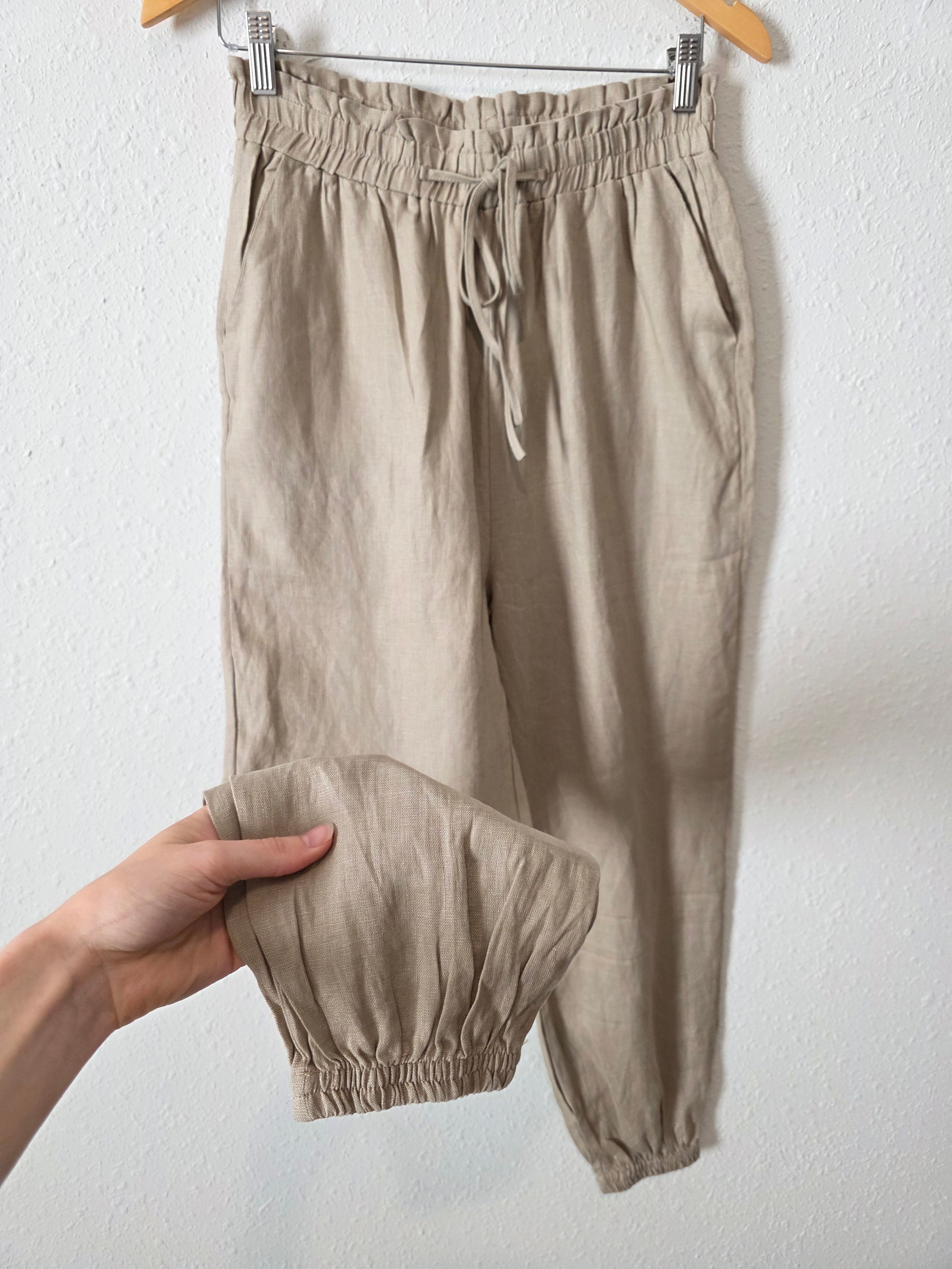 NEW Silk & Salt Linen Pants (M)