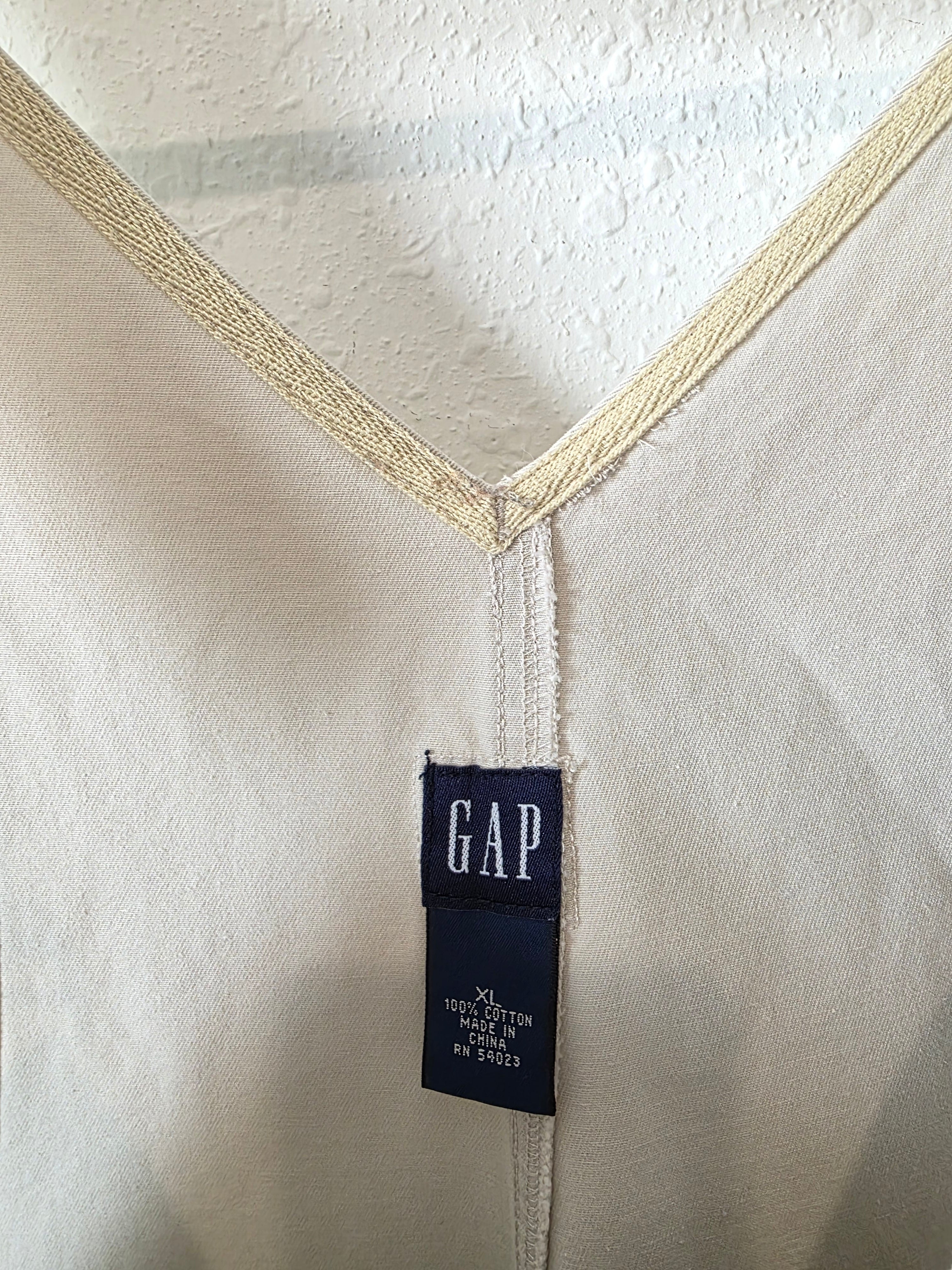 Vintage Gap Cotton Shortalls (XL)