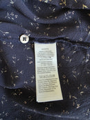Madewell Navy Floral Midi Dress (L)