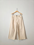 Ecru Wide Leg Jeans (28/6)