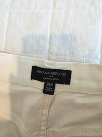 Ecru Wide Leg Jeans (28/6)