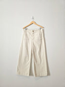 Anthropologie Ecru Wide Leg Pants (31)