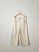Anthropologie Ecru Wide Leg Pants (31)