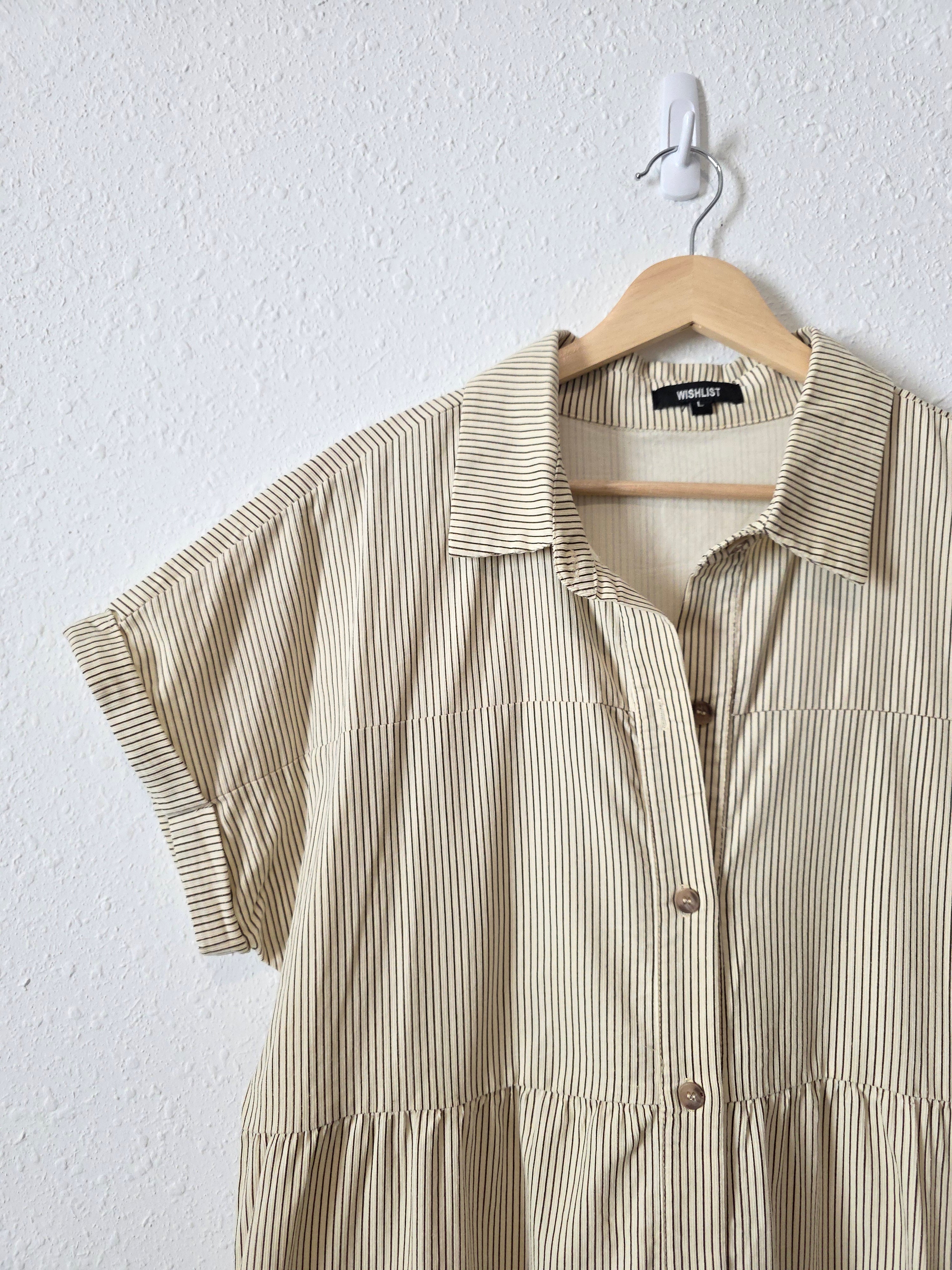 Wishlist Striped Maxi Dress (L)