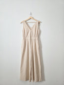 Striped Wide Leg Jumpsuit (M)