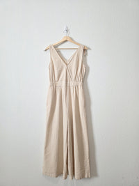 Striped Wide Leg Jumpsuit (M)