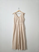 Striped Wide Leg Jumpsuit (M)