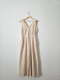 Striped Wide Leg Jumpsuit (M)