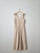 Striped Wide Leg Jumpsuit (M)
