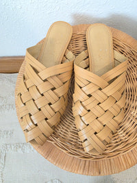 Splendid Woven Leather Mules (5.5)