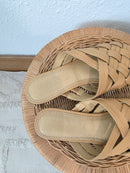 Splendid Woven Leather Mules (5.5)