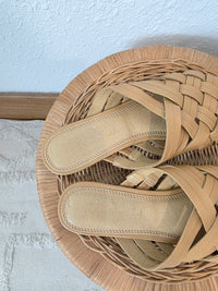 Splendid Woven Leather Mules (5.5)