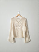 Another Love Cotton Crochet Top (M)