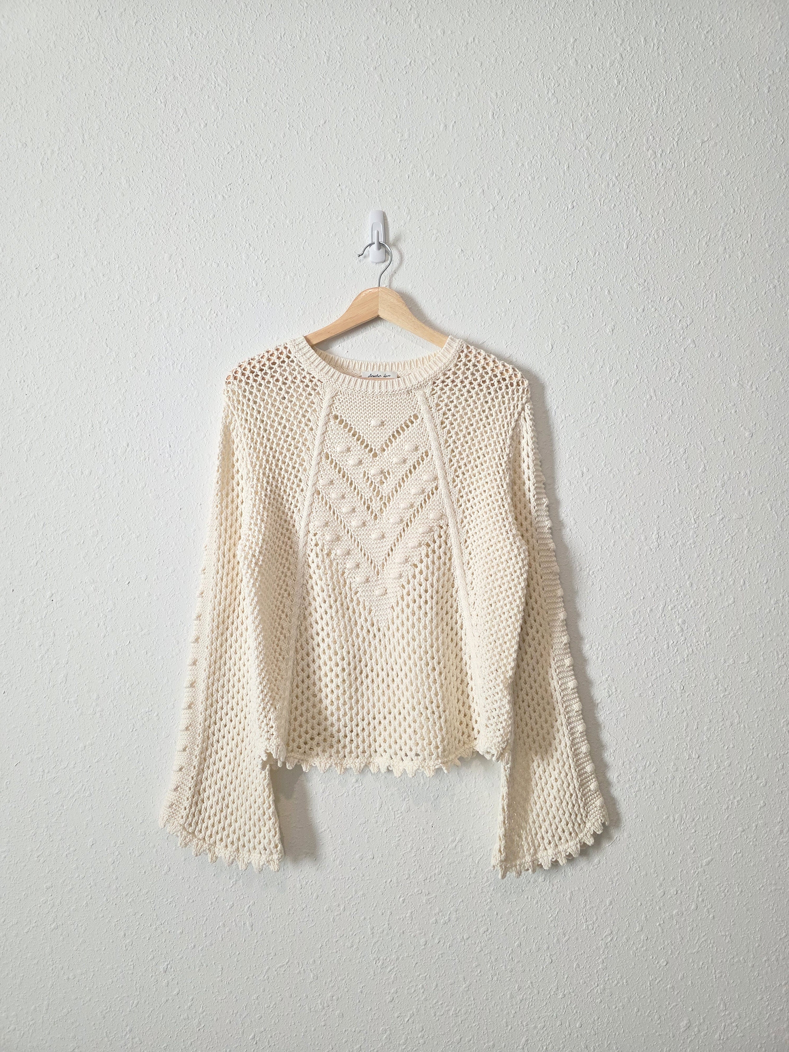 Another Love Cotton Crochet Top (M)