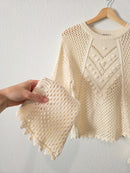 Another Love Cotton Crochet Top (M)
