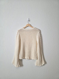 Another Love Cotton Crochet Top (M)