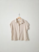 Grade & Gather Cotton Linen Button Up (M)