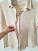 Grade & Gather Cotton Linen Button Up (M)