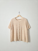 NEW Crochet Knit Top (1X)