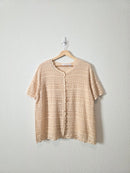 NEW Crochet Knit Top (1X)
