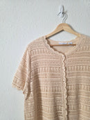 NEW Crochet Knit Top (1X)