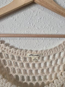 Crochet Knit Cotton Tank (XL)