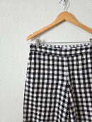 Loft Checkered Wide Leg Pants (M)
