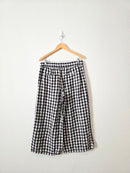 Loft Checkered Wide Leg Pants (M)